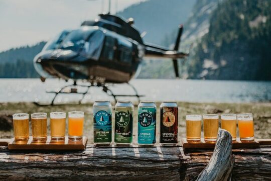 Backcountry Beer Tasting Helicopter Tour & Landing (Depart YPK)
