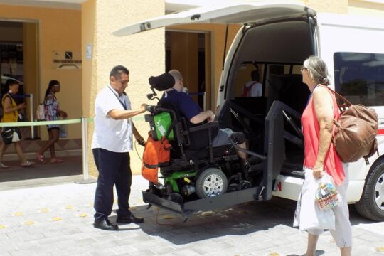 Private Cozumel accesible adventour en silla de ruedas