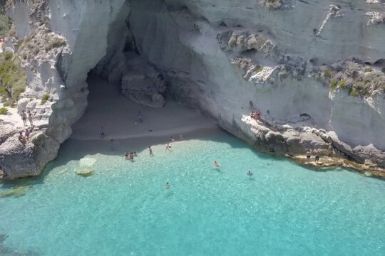 The Best private boat tour, Tropea & CapoVaticano, up to 9 guests