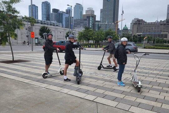 Experience Old Montreal on e-scooters with a local comedian