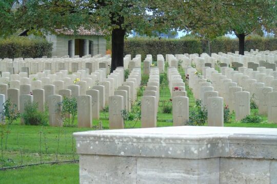 WWII BATTLEFIELDS: Montecassino and Rapido River from Rome