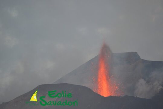 Lipari Stromboli volcano
