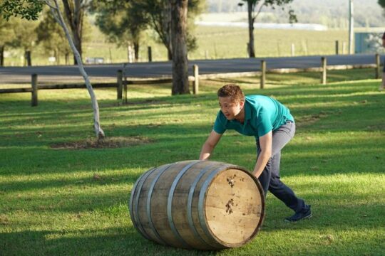 Hunter Valley Wine Barrel Rolling