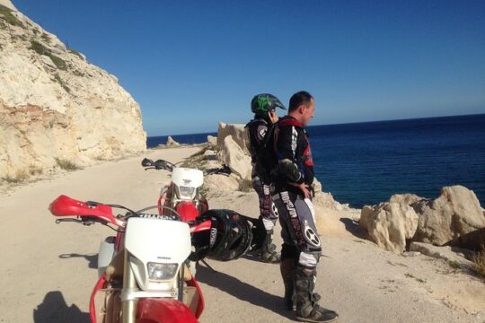 full day off road motorcycle adventure, Cabo Pulmo or Santiago waterfalls