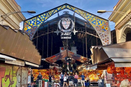 Barcelona Markets Walking Tour with Las Ramblas and La Boqueria