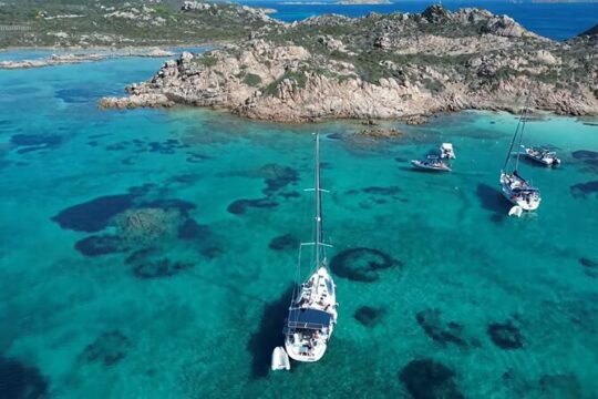Sailboat tour from PALAU to the Maddalena Archipelago.