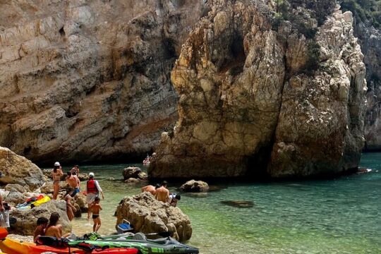Javea Kayak Route Guided Excursion Cala Granadella