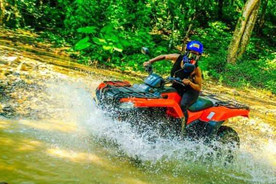 COMBO RZR or ATV + Zipline in the Vallarta Forest with Tequila