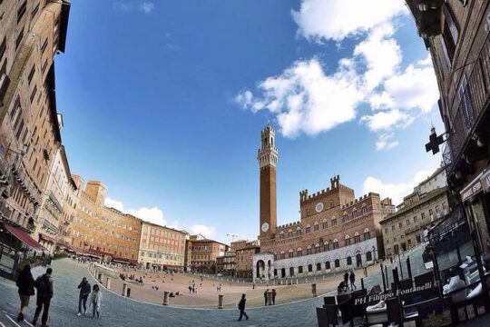 From Rome: Full-Day Trip to Tuscany & Siena with lunch & Wine Tasting