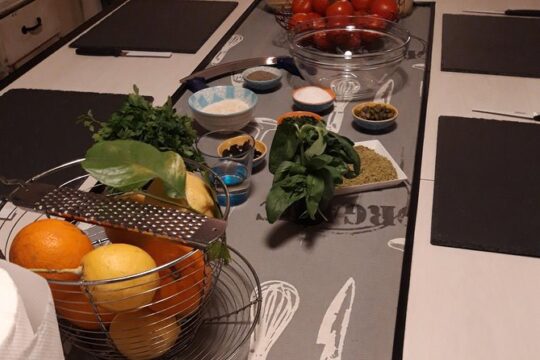 Cultural shopping goods- class and lunch or dinner with Chef Antonio