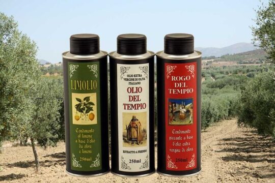 Museum and oil mill. Exclusive Extravirgin tasting with buffet.