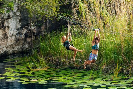 Tour Xenotes Departure from Cancún & Playa del Carmen