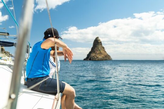 From Catania: Sailboat tour to Aci Trezza - 4 hours