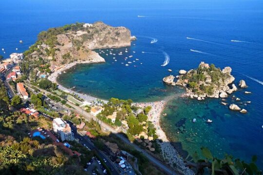 Excursion for cruise passengers from the port of Messina to Taormina