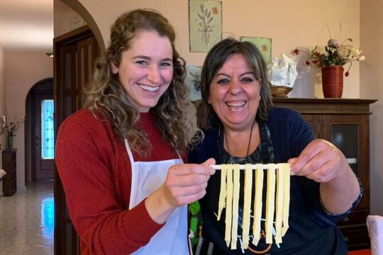 Fresh and Filled Pasta: Cooking Lesson and Dinner near Cefalù