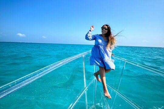 4 in 1 Combo Cancun Parasailing Jet Ski, Speed Boat, Glass Boat