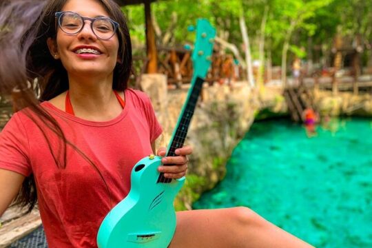 Discover 2 Cenotes, 1 Beach & 1 Lagoon! from Cancun