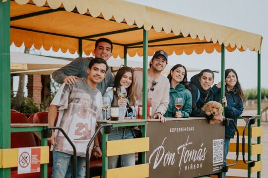 Tractor Pull Around Vineyards and Wine Tasting Tour