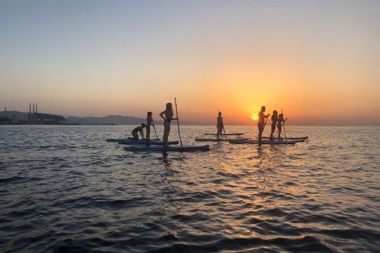 Sunrise in Barcelona, SUP with Certified Guides