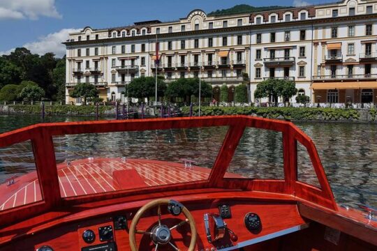 2 Hours Private Wooden Boat Tour on Lake Como 6 pax