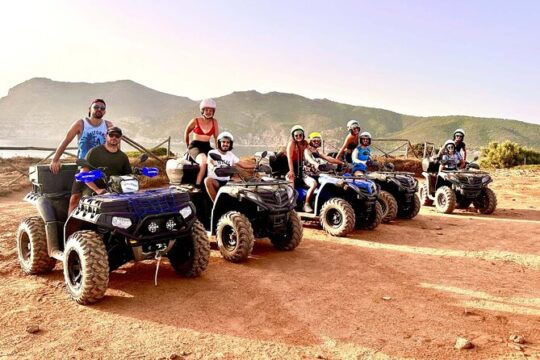 ATV guided tour with Swim Stop in Alghero
