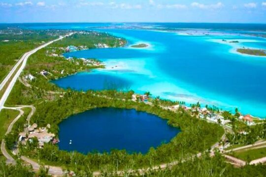 The 7 Colors Of Beauty Lagoon, Bacalar Experience from Tulum City