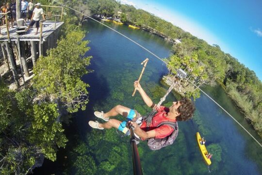 Tankah Park Five Cenotes Adventure Tour from Tulum