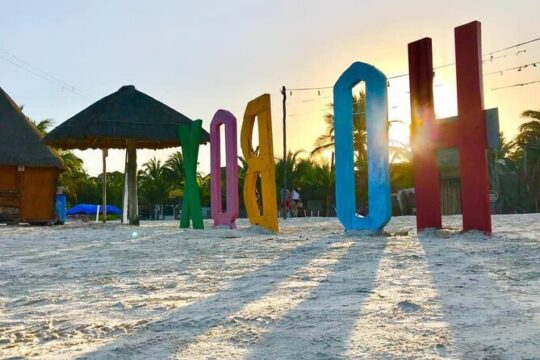 Holbox Beach Adventure! Punta Cocos & Punta Mosquito Beaches from Tulum City