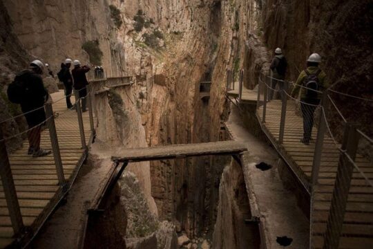 Private tours from Malaga to the Caminito del Rey for up to 8 persons