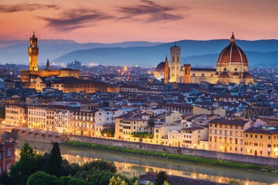 Private car trip to Florence and Pisa from the Port of Livorno (10 h)