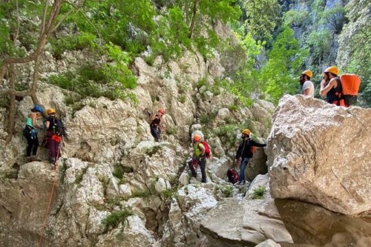 Canyoning of Codula Fuili in Cala Gonone