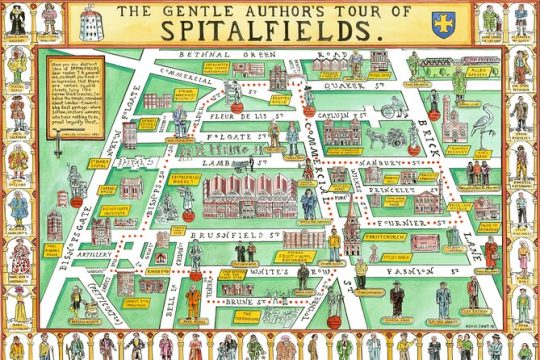 Walking Tour around Spitalfields in the East End of London