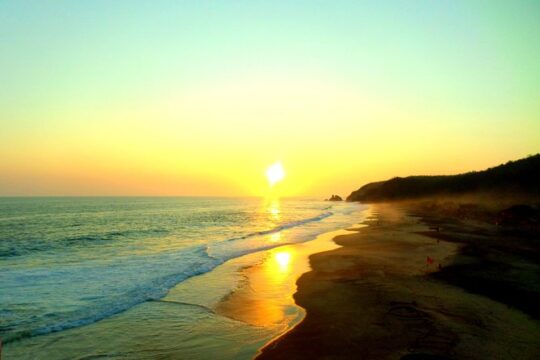 Beach and Sunset in Mazunte Magic Town and Punta Cometa