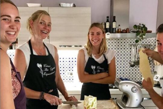 Vegan Cooking Class in Florence: Pasta Making, Wine & Beautiful Views!