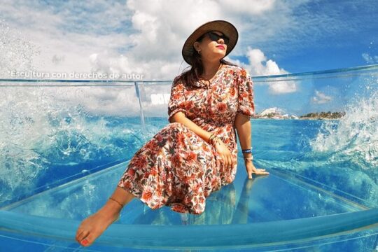Clear Boat Ride at Isla Mujeres Coast