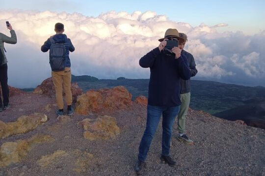 From Catania Etna at Sunset half day tour