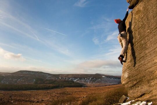 Outdoor Rock Climbing Taster Day in Peak District
