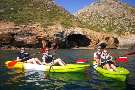 Kayak Dénia "Cova Tallada" + Snorkeling + Speleology
