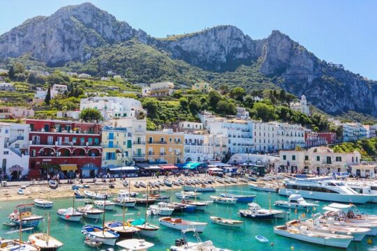 Capri & Blue Grotto Small Group Day Tour from Sorrento