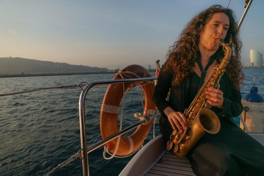 Sunset Sailing Experience with Live Sax Music in Barcelona