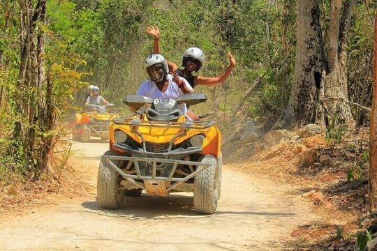 ATV Single with Yalku Cove Swim from Playa Del Carmen & Tulum