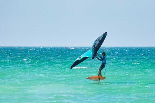Private Wing Foil lesson in Cacun from Isla Blanca