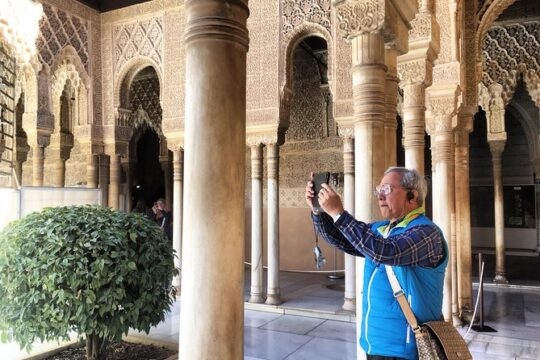 Alhambra with Nazaries Palaces Private Tour from Seville