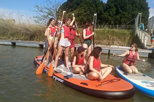 Gigant paddle surf in Seville