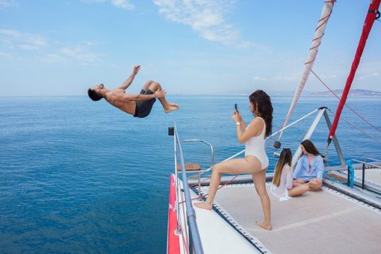 Barcelona: Catamaran Small Group Cruise with Sunset Option