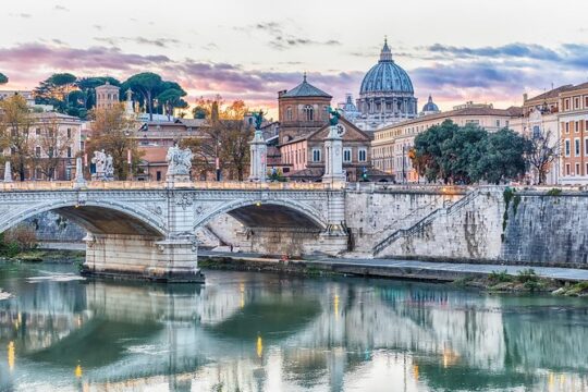 Rome in Half Day: Sightseeing car private tour and Vatican Museum group Tour