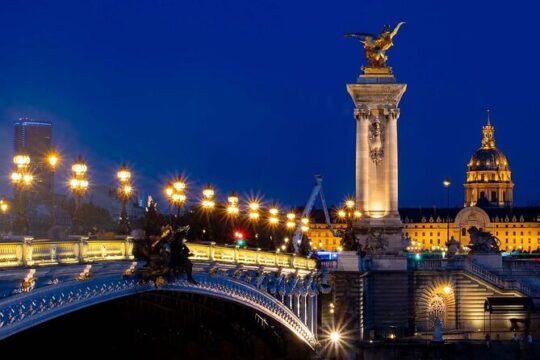 Private Paris City Night Sightseeing Tour - Sparkle Eiffel Tower