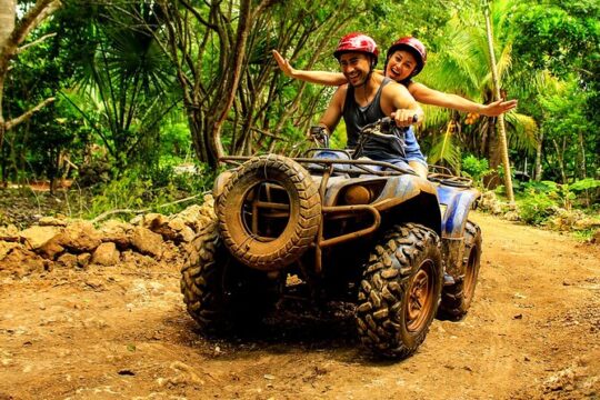 Wild Tulum Day: ATV Tour + Zip Lines + Cenote + Rappel & Lunch!