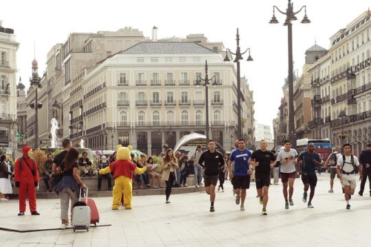 Madrid City Center and Retiro Park Running Private Tour
