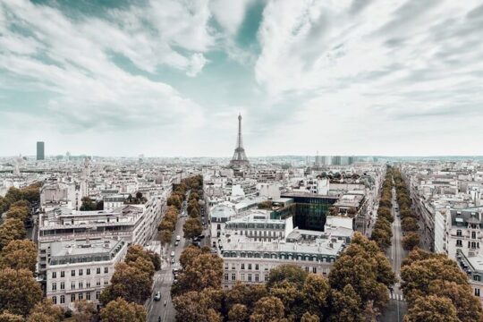Eiffel Summit & Seine River Cruise with Private Vintage Car Tour
